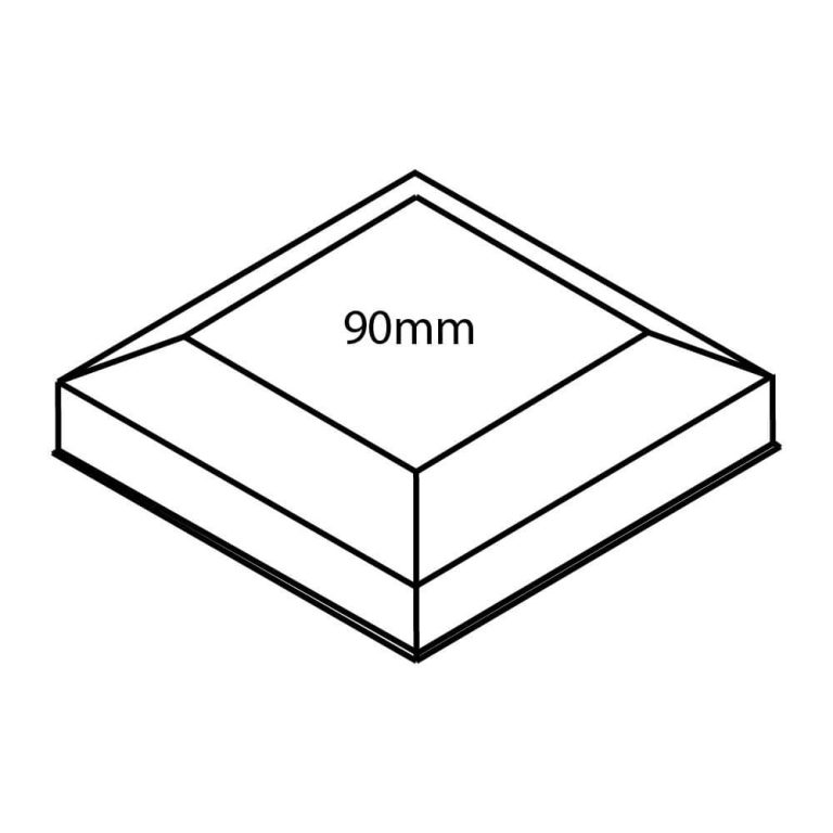 Steel Fence Post Caps PCAP90 Fence Posts To Site